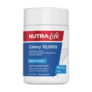 (PRE ORDER) Nutra-Life Celery 10,000 60 tabs shelf life 2yrs